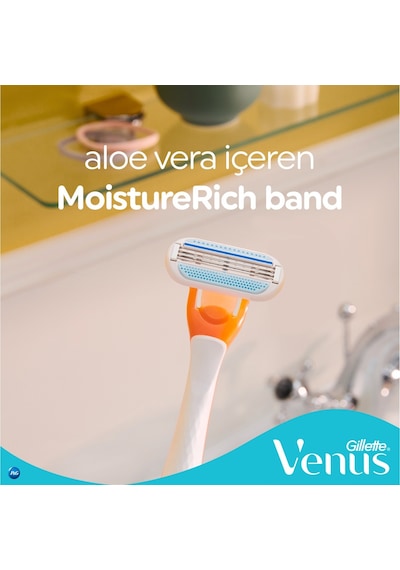 Gillette Venus Riviera Kullan At Kadın Tıraş Bıçağı 4 x 2'li