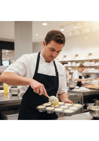 Tr 12'li Muffin & Cupcake Pişirme Kalıbı Yapışmaz Kaplama, Isıya Dayanıklı Metal Fırın Tepsisi, Kek Ve Cup Genel