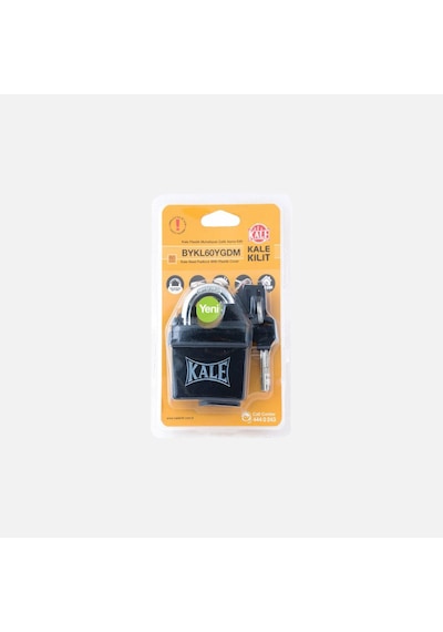 Kale Kilit Plastik Muhafazalı Çelik Asma Kilit 60 Mm