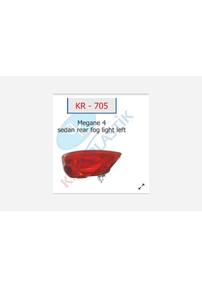 Arka - 467 - Sis Far Lambası Sol Mgn 4 - Csmo-tex - Sedan Model