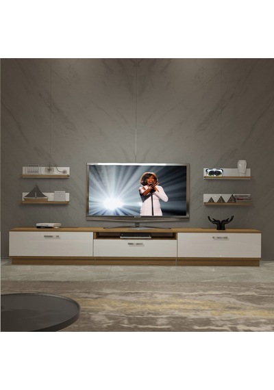 Decoraktiv Trendstyle 270r Mdf Tv Ünitesi Tv Sehpası Pera - Beyaz