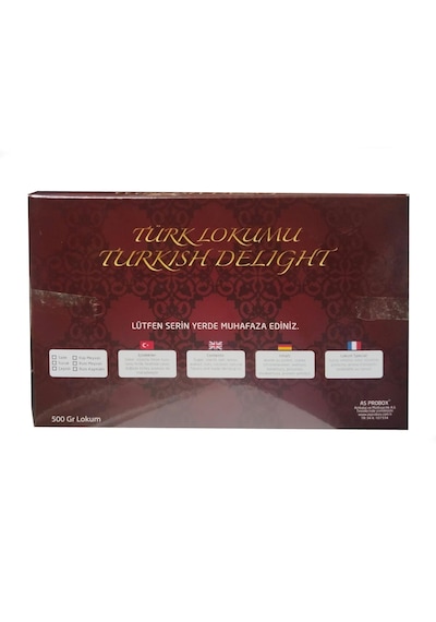 Yörük Lokumu Çift Kavrulmuş Duble Antepfıstıklı H.cevizi Kaplı Lokum 500 Gr