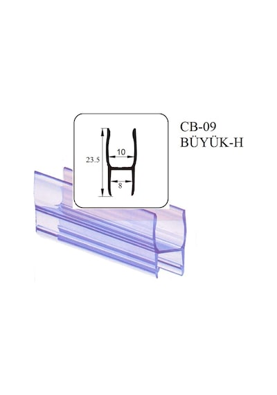 Cam Balkon Fitili - Plastik Izolasyon / Yalıtım Contası (H, H, U)