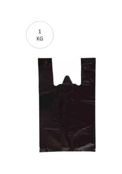 Siyah Atlet Poşet Mini Boy 20x34 Cm Takriben 235 Adet 1 Kg