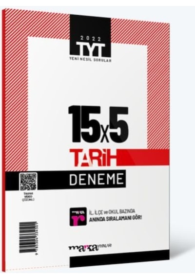 TYT Tarih 15x5 Deneme -  Marka Yayınları