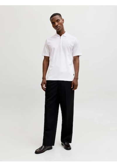 Jack & Jones Jack&jones Jprblaethan Ss Erkek Polo T-shirt 12292992 Beyaz