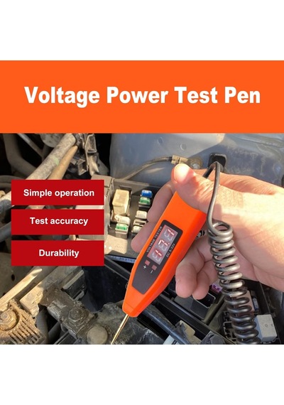 Elektrikçi Araçları, 5-32v Voltaj Test Cihazı Lcd Dijital Ekran Elektrik Devresi Test Cihazı Voltaj Güç Test Kale