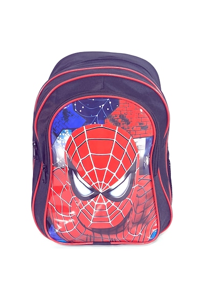 Spiderman Resimli Okul Çantası Beslenme Ve Kalemlik Siyah