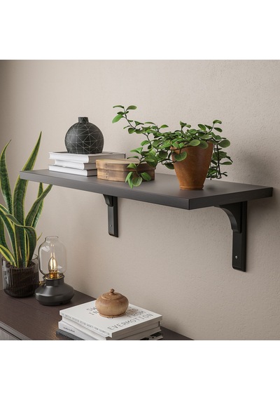 Ikea Bergshult/ramshult Duvar Rafı 80x30 Cm Kahverengi