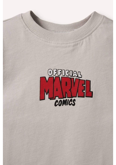 Defacto Marvel Comıcs Tişört Erkek Bebek G9907a526smgr503 Gri-gr503