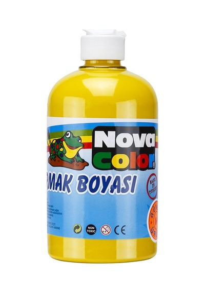 Nova Color Parmak Boyası Sarı 500 Gr Nc-370 Çok Renkli