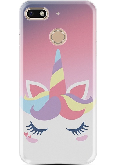 General Mobile Gm 8 Go Kılıf Silikon Sweety Unicorn 1737