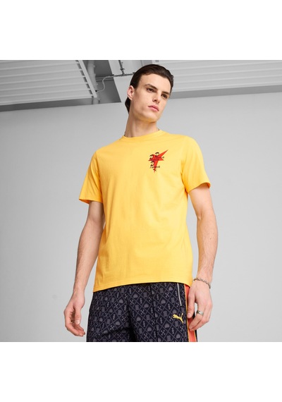 Puma - Road To Unıty Erkek Grafik Tişört 629617 55 - SARI Sarı