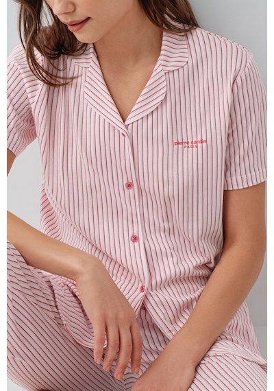 Pierre Cardin Kadın Pembe Gömlek Pijama Takım Pc9204-s-v1 Pembe