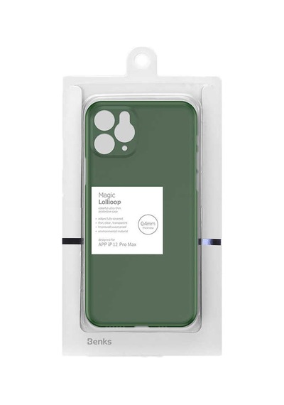 Benks Apple Uyumlu iPhone 12 Pro Max Kılıf Slim Fit Mat PP Benks Lollipop Protective Kapak ZORE-218590
