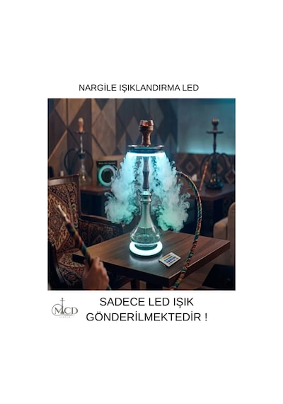 Tabak Altı Nargile Ledi Rgb Uzaktan Kumandalı Nargile Işığı