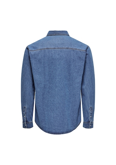 Only & Sons Onsbane 3247 Dnm Shırt Noos Erkek Mavi Denim Gömlek - 22023247 Mavi Only & Sons Onsbane 3247 Dnm Shırt Noos Erkek Mavi Denim Gömlek - 22023247 Mavi