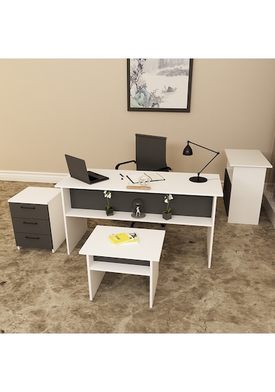 KALENDER DEKOR MERKÜR-1-2-3-4 OFİS BÜRO MASASI TAKIMI MRK14
