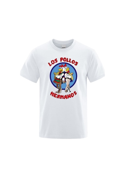 Noıssey Kırmızı Etiket Gala Los Pollos Hermanos T-shirts 17454 Beyaz