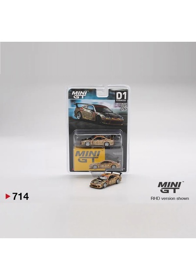Mını Cars Mını Gt 1:64 Nissan Silvia S15 Top Secret Blister Ambalaj, Metal 471189100 Altın Rengi