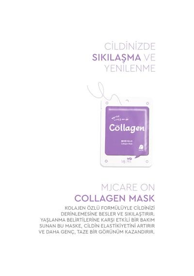 On Collagen Mask Kolajen Özlü Yüz Maskesi 10'lu