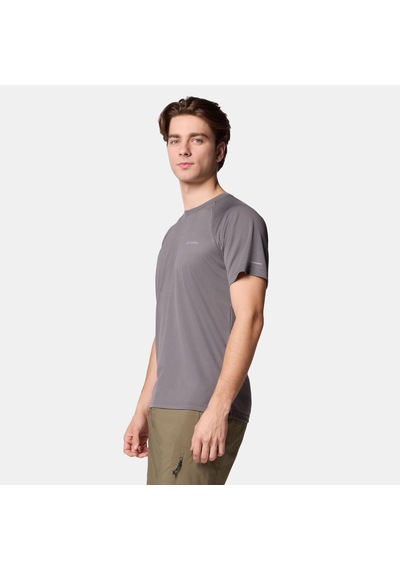 Columbia Ao0944 Alpine Chill Pro Ss Crew Erkek T-shirt-31744 Koyu Gri