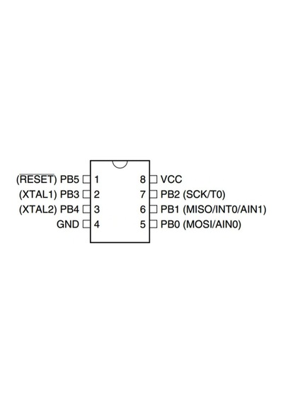 Attiny12l-4su Smd 8-bit 4mhz Mikrodenetleyici Soıc-8