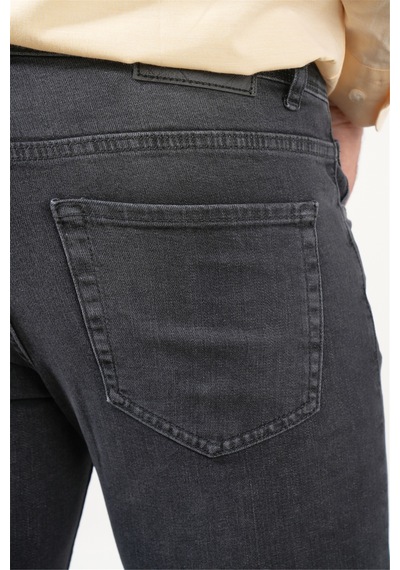 İmza Füme 5 Cep Slim Fit Casual Pamuklu Denim Pantolon 1023260170 Antrasit