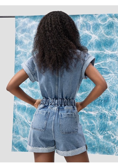 LOFT Regular Fit Kadın Tulum Lf2032609 Q1.v1 Denim