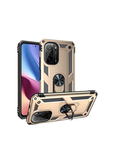 Xiaomi Poco F3 Kılıf Sofya Yüzüklü Silikon Kapak