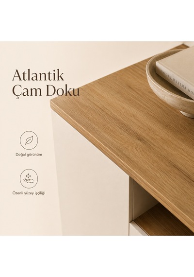 Voguemaxima Home Aura 4 Kapaklı Raflı Konsol 180x44,5x75 Cm Beyaz Atlantik Çam Atlantik Çam - Beyaz Voguemaxima Home Aura 4 Kapaklı Raflı Konsol 180x44,5x75 Cm Beyaz Atlantik Çam Atlantik Çam - Beyaz