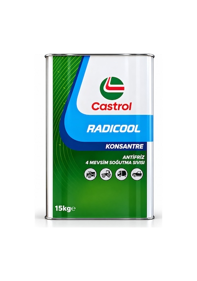 Castrol Radicool 15 Kg Konsantre Antifriz 4 Mevsim Motor Soğutma Sıvısı