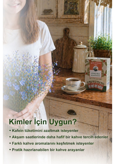 Moliendo Hindiba Kahvesi 60 Tek İçimlik Paket 120 G Çözünebilir