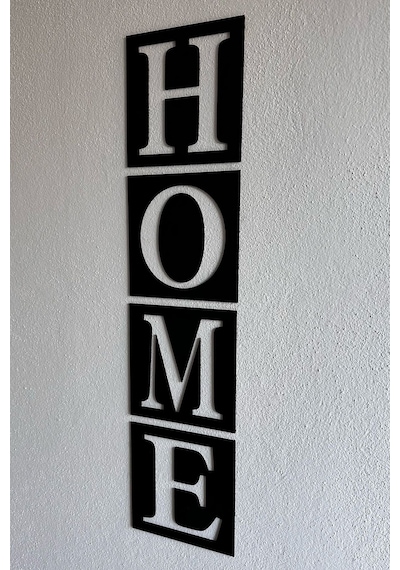 Home Yazısı Modern Tablo Ev Dekoru Yapışkanl