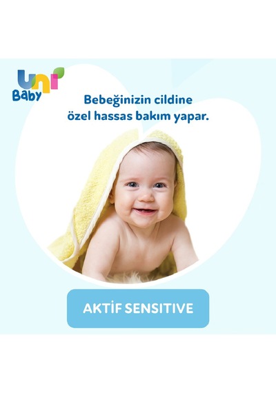 Uni Baby Aktif Sensitive Islak Mendil 24x52 1248 Yaprak