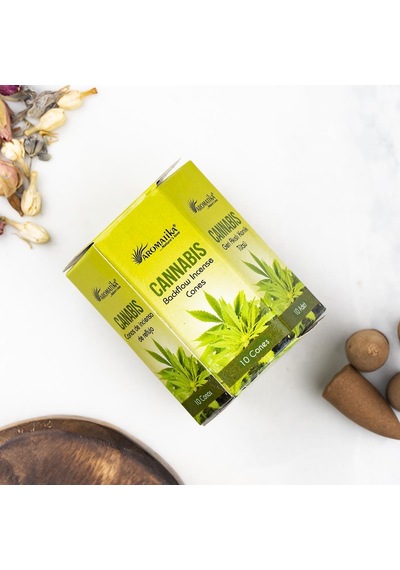 Aromatika Cannabis Aromalı Geri Akışlı Şelale Tütsü