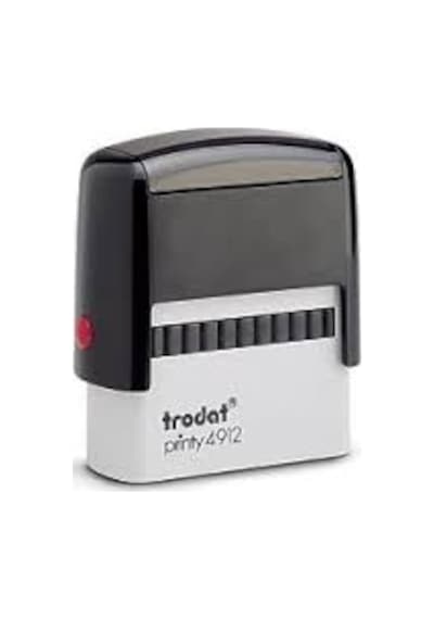 Trodat Otomatik Kaşe 4910-4911-4912-4913 Siyah-Trodat 4912 51x19 MM