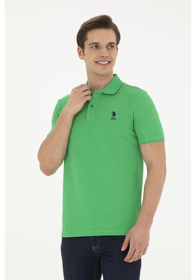 U.S. Polo Assn. Erkek Yeşil Basic Tişört 50279613-VR020