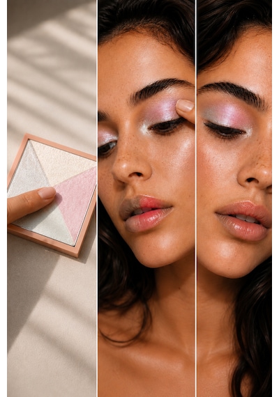 Yedek 4'lü Toz Far Holo Glow 01 Holografik Işıltılı Talc Free Hyalüronik Asit & E Vitamini / My Joy Fill Eyeshadow Quad Refill Çok Renkli