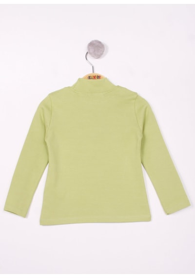 Toontoy Kız Çocuk Tnty Nakışlı Sweatshirt Yeşil