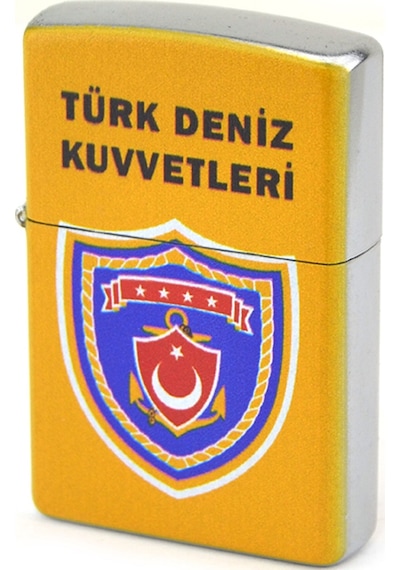 Türk Deniz Kuvvetleri Baskılı Çakmak Açık Renk