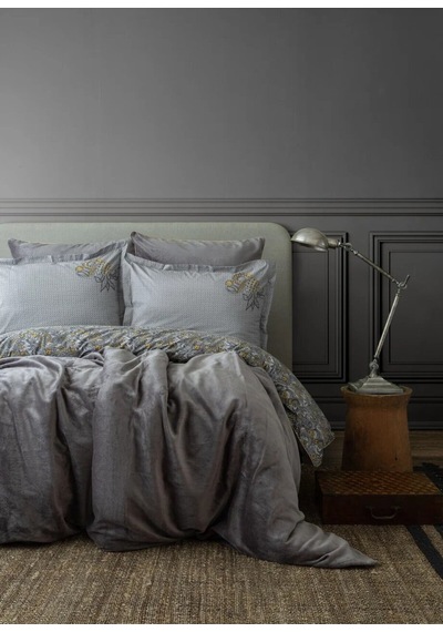 Apricitas Home Antica Yeni Nesil Battaniyeli Nevresim Takımı Gri - 584516639 Gri - 584516639 Gri
