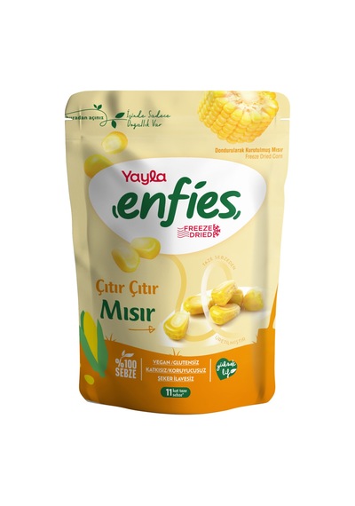 Enfies Freeze Dried Dondurularak Kurutulmuş Çıtır Sebze-mısır 25 Gr - 858050204 Diğer