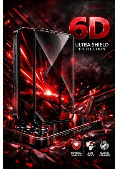 Vivo X300 Ekran Koruyucu 6d Darbe Emici Kırılmaz Cam Ultra Koruma Tam Kaplar
