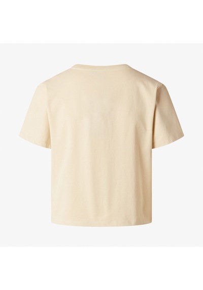 The North Face Essential Light Wide Leg Kadın Krem T-shirt Nf0a8gr1dom1