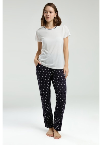 Arnetta Kadın Beyaz Pijama Takımı Ar3224-s-v2 Beyaz