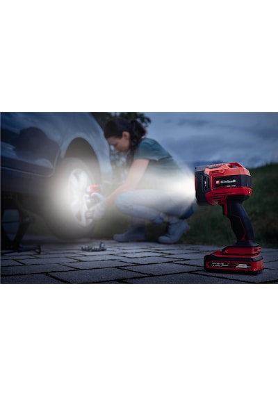 Einhell TE-CL 18/2500 LiAC Projektör + 2.5 Ah Akü + Şarj Cihazı