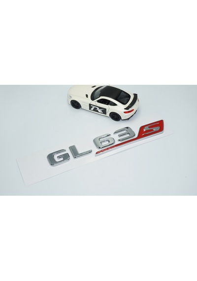 Dk Tuning Gl63s Bagaj Krom Kırmızı Abs Yazı Logo Benz İle Uyumlu