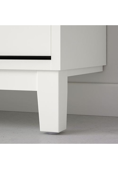 Ikea Ställ Ayakkabı Dolabı, Beyaz, 96x17x90 Cm, 4 Bölmeli