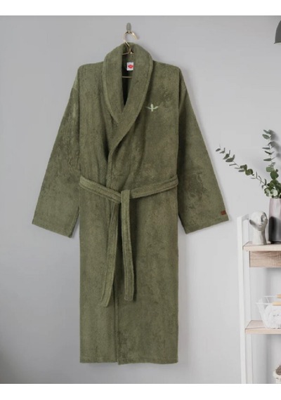 Cottonbox Wellness Forest Yeşil Tek Kişilik Bornoz S-m Yeşil